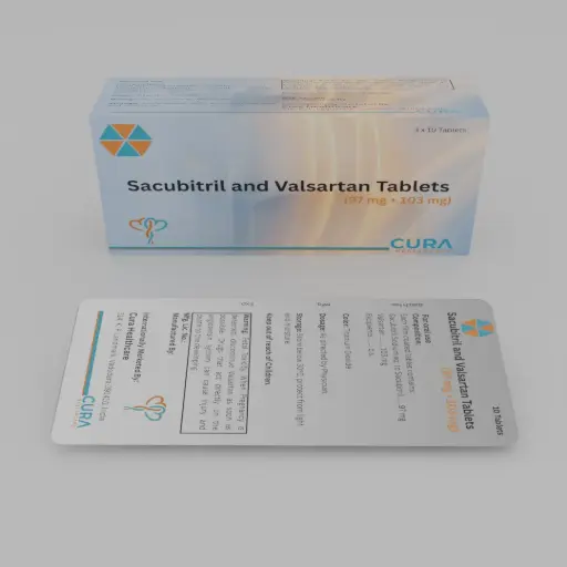Sacubitril 97 mg & Valsartan 103 mg Tablets